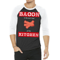 Bacon Is The Duct Tape Of The Kitchen Funny Bbq De 3/4 Sleeve Shirt | Artistshot