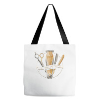 Hairdresser Ill Cut You Barber Hairstylist Music Tote Bags | Artistshot