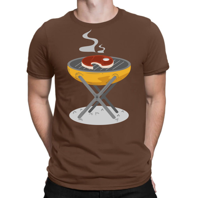 Barbecue Bbq Barbeque Grill Meat Girl Red T-Shirt by strosesimonsf | Artistshot