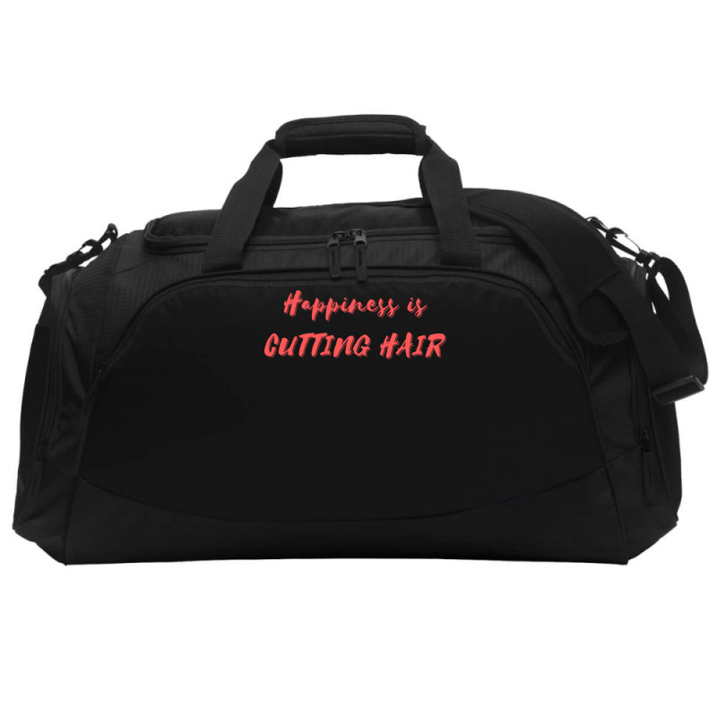 Happiness Is Cutting Hair Girl Active Duffel | Artistshot