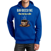 Barbecuing Fueled By Coffee Barbecue Bbq Party Foo Unisex Hoodie | Artistshot