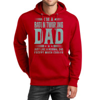 Baton Twirling Dadbirthday Gift Fathers Day Presen Unisex Hoodie | Artistshot