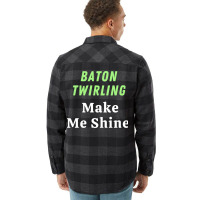 Baton Twirling Gift Flannel Shirt | Artistshot