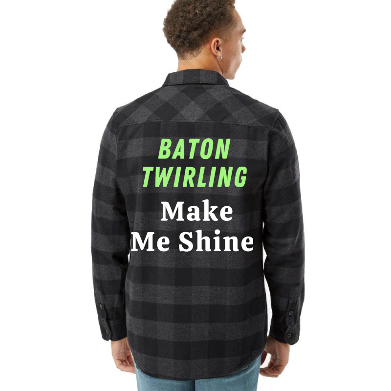 Baton Twirling Gift Flannel Shirt by strosesimonsf | Artistshot