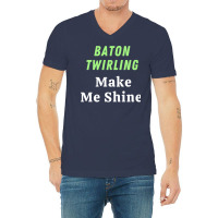 Baton Twirling Gift V-neck Tee | Artistshot