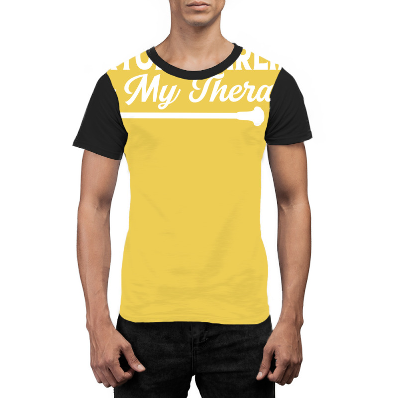 Baton Twirling Is My Therapy Music Graphic T-shirt by strosesimonsf | Artistshot