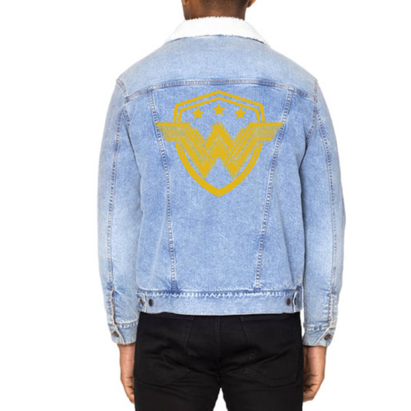 Wondereagle Unisex Sherpa-lined Denim Jacket | Artistshot