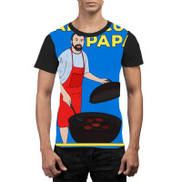 Barbecue Papa Quote Graphic T-shirt | Artistshot