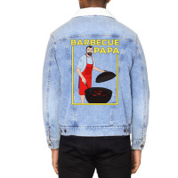 Barbecue Papa Quote Unisex Sherpa-lined Denim Jacket | Artistshot