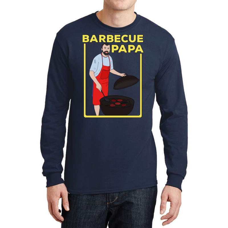 Barbecue Papa Quote Long Sleeve Shirts by strosesimonsf | Artistshot