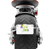 Mardi Gras Costume Party Long Sleeve T Shirt Motorcycle License Plate | Artistshot