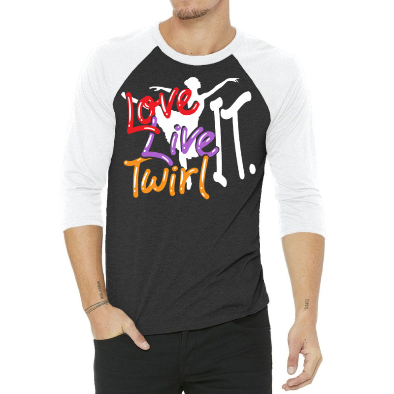 Baton Twirling Love Live Twirl It 3/4 Sleeve Shirt by strosesimonsf | Artistshot