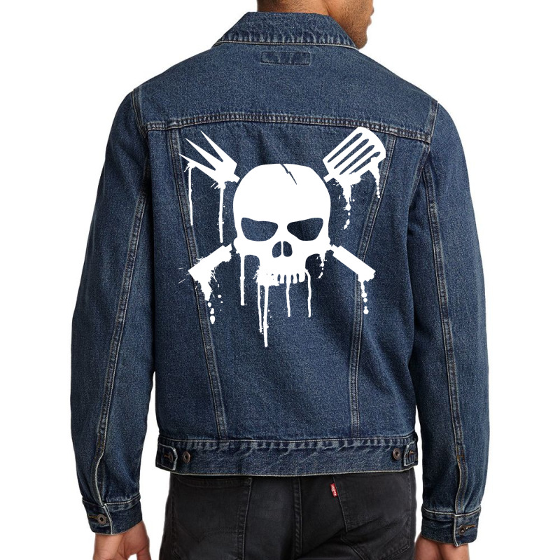 Bbq  Girl Men Denim Jacket by strosesimonsf | Artistshot