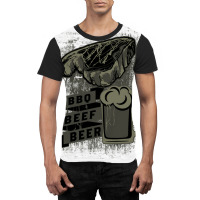 Bbq Beef Beer Nostalgia Graphic T-shirt | Artistshot