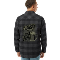 Bbq Beef Beer Nostalgia Flannel Shirt | Artistshot