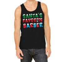 Santas Favorite Barber Christmas Holiday Gift Gift Tank Top | Artistshot