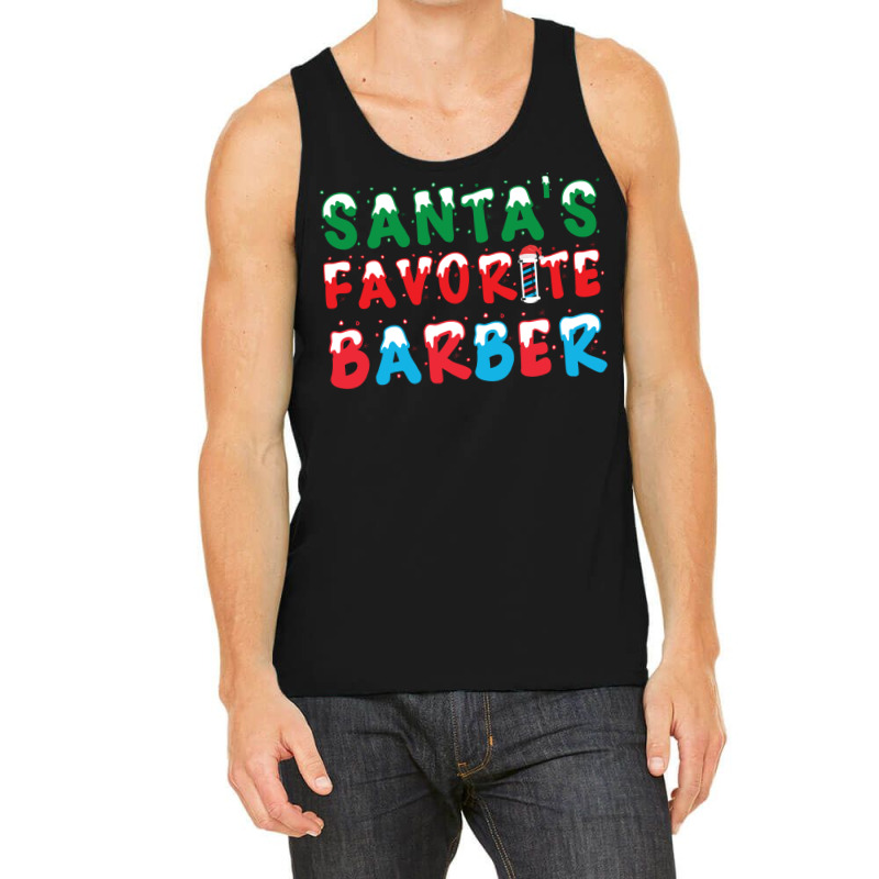 Santas Favorite Barber Christmas Holiday Gift Gift Tank Top | Artistshot