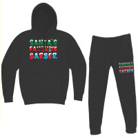 Santas Favorite Barber Christmas Holiday Gift Gift Hoodie & Jogger Set | Artistshot