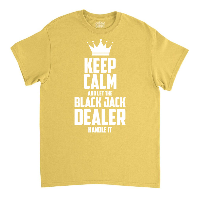 Croupier Casino Black Jack Dealer Banker Love Classic T-shirt by tarokbuldog5 | Artistshot