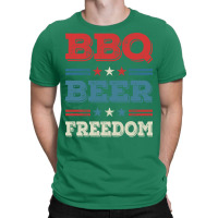 Bbq Beer Freedom Texas Bbq Design For Him Funny T-shirt | Artistshot