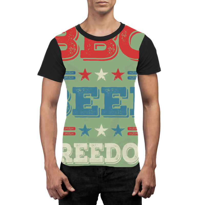 Bbq Beer Freedom Texas Bbq Design For Him Funny Graphic T-shirt by strosesimonsf | Artistshot