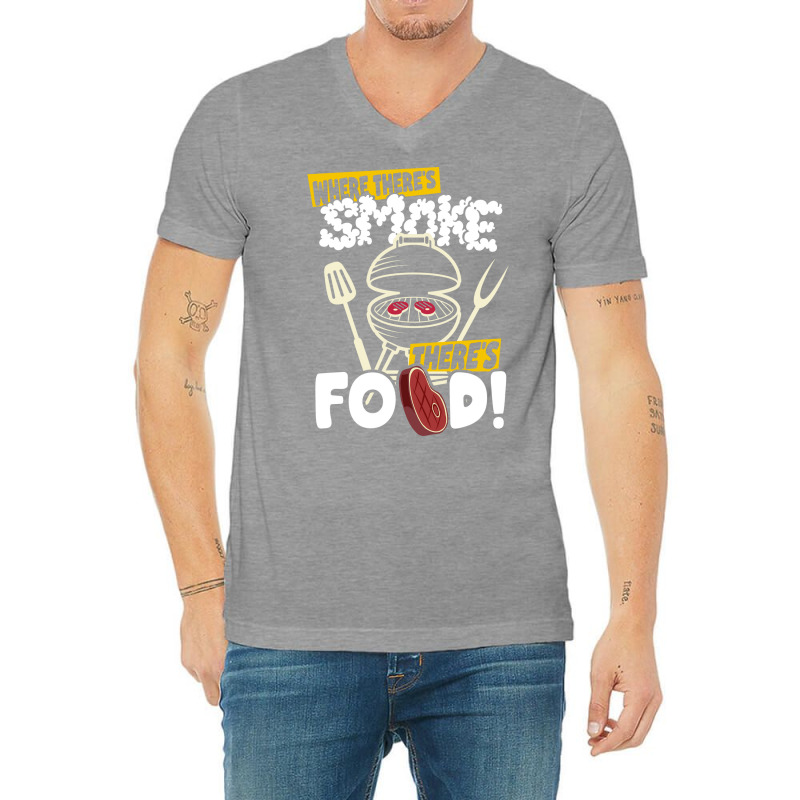 Bbq Aesthetic V-Neck Tee by strosesimonsf | Artistshot