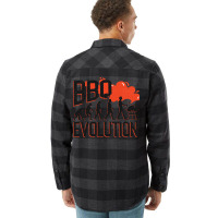 Bbq Evolution Grill Barbecue Kochen Mann Vater Boy Flannel Shirt | Artistshot