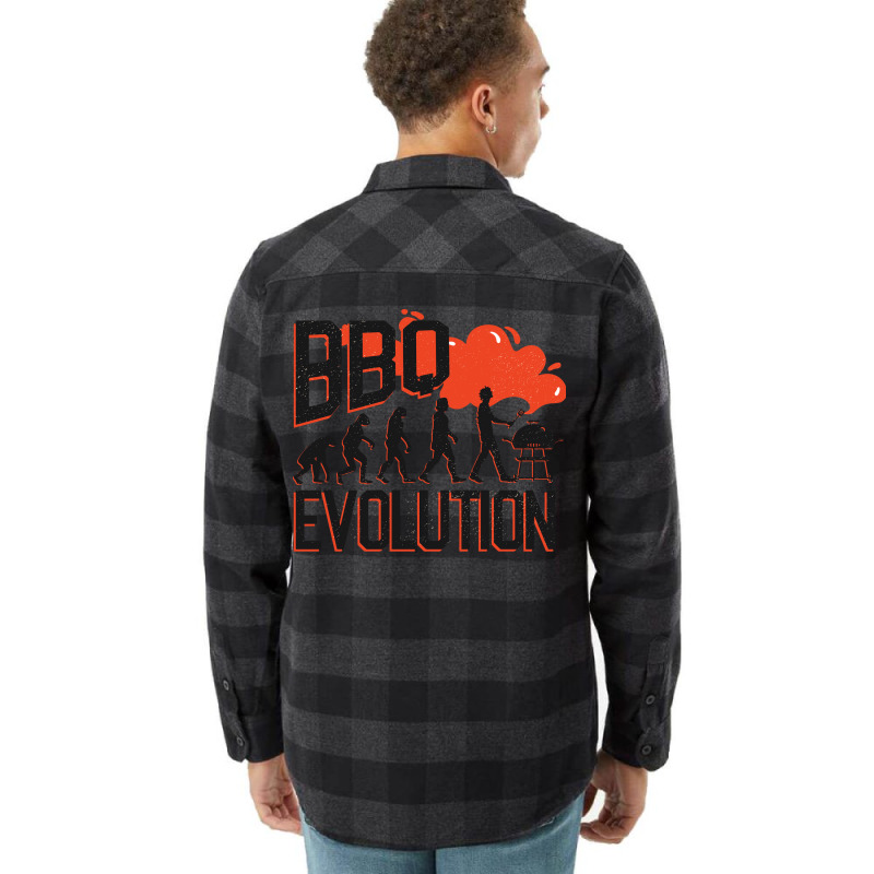 Bbq Evolution Grill Barbecue Kochen Mann Vater Boy Flannel Shirt by strosesimonsf | Artistshot