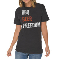 Beer Bbq Freedom Texas Bbq Design For Him Love Vintage T-shirt | Artistshot