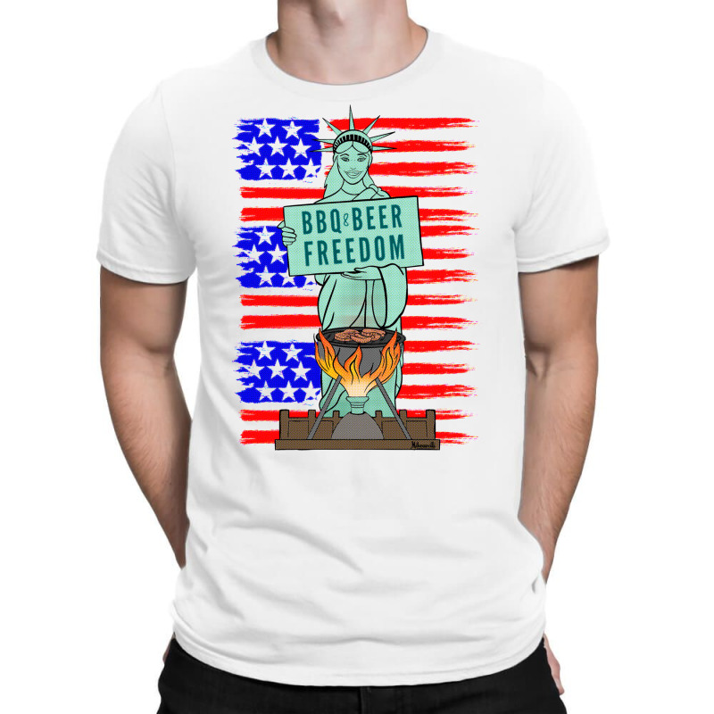 Bbq Beer Freedom Liberty Trending T-Shirt by strosesimonsf | Artistshot