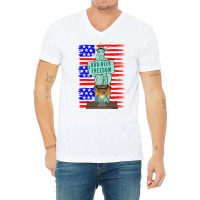 Bbq Beer Freedom Liberty Trending V-neck Tee | Artistshot