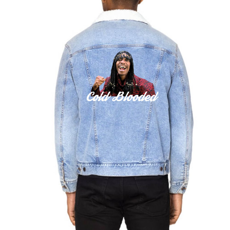 Cold Blooded Unisex Sherpa-Lined Denim Jacket by cujiaouridap | Artistshot