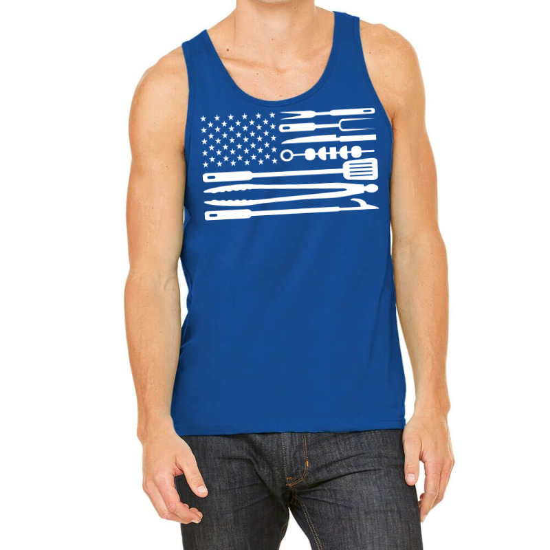 Bbq Flag Aesthetic Tank Top by strosesimonsf | Artistshot