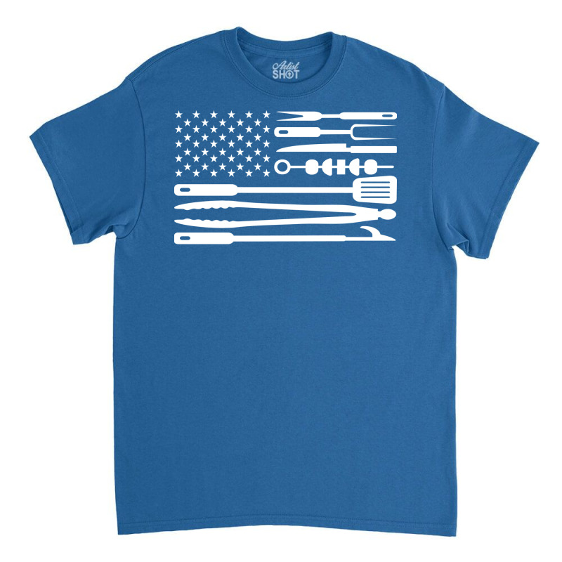 Bbq Flag Aesthetic Classic T-shirt by strosesimonsf | Artistshot