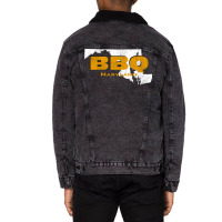 Bbq Maryland Get Your Grill On Perfect Bbq Sweet H Unisex Sherpa-lined Denim Jacket | Artistshot