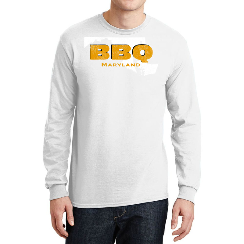 Bbq Maryland Get Your Grill On Perfect Bbq Sweet H Long Sleeve Shirts by strosesimonsf | Artistshot