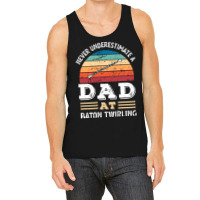 Funny Dad At Baton Twirling Fathers Day Gift Men N Tank Top | Artistshot