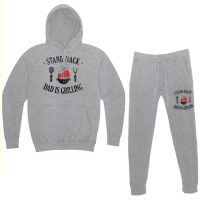 Bbq Stand Back Dad Is Grilling Hoodie & Jogger Set | Artistshot