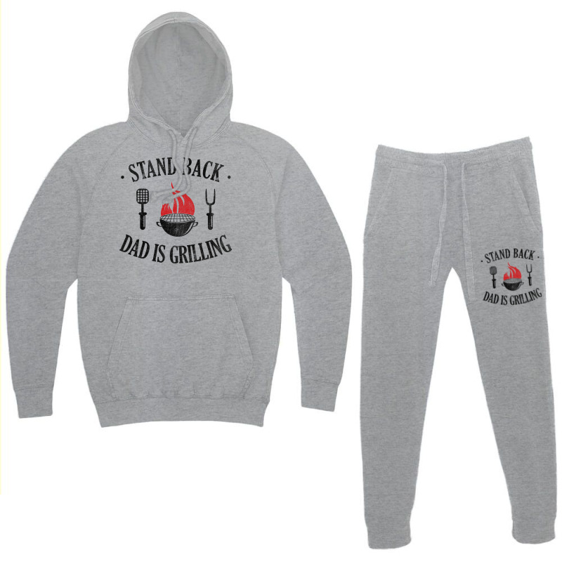 Bbq Stand Back Dad Is Grilling Hoodie & Jogger set by strosesimonsf | Artistshot