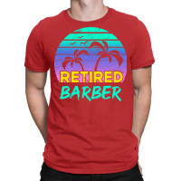 Retired Barber Retirement Gift Retro Retro T-shirt | Artistshot