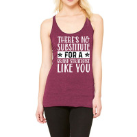 Theres No Substitue For A Brand Strategist Like Yo Racerback Tank | Artistshot