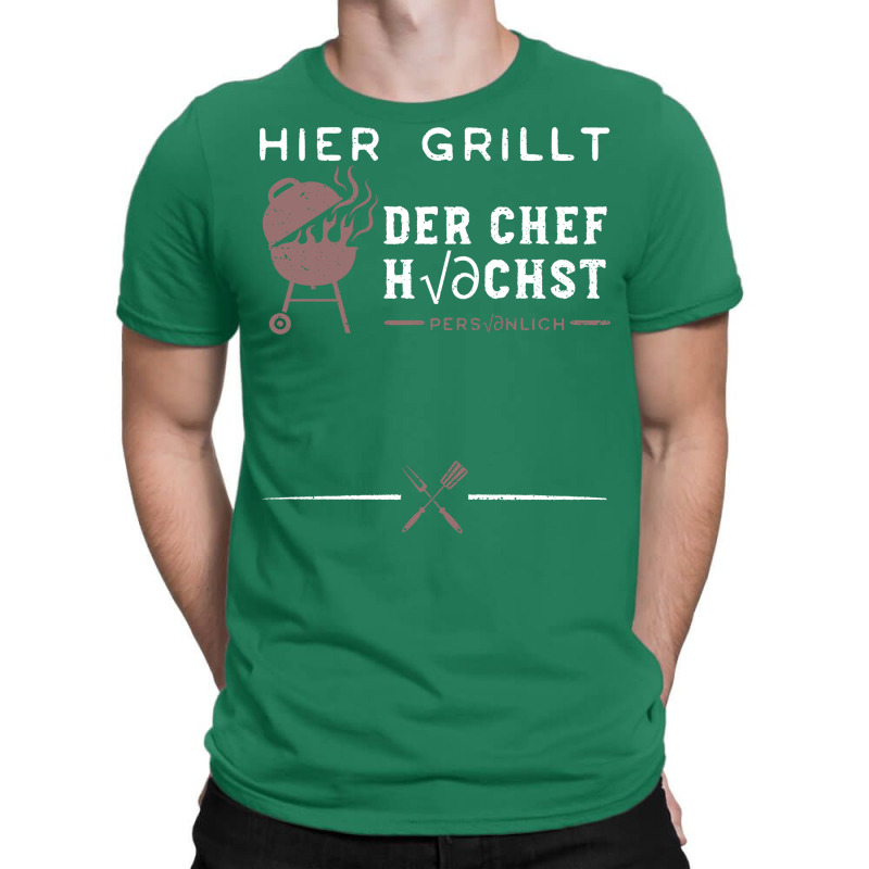 Hier Grillt Der Chef Hchst Persnlich Stars T-Shirt by strosesimonsf | Artistshot