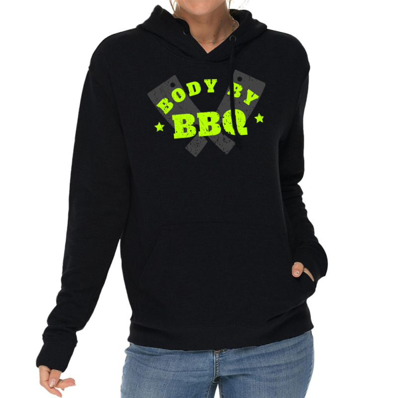 Body By Bbq 80s Stars Lightweight Hoodie by strosesimonsf | Artistshot