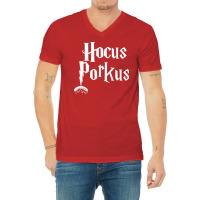 Hocus Porkus Funny Novelty Bbq Barbecue Pit Boss P V-neck Tee | Artistshot