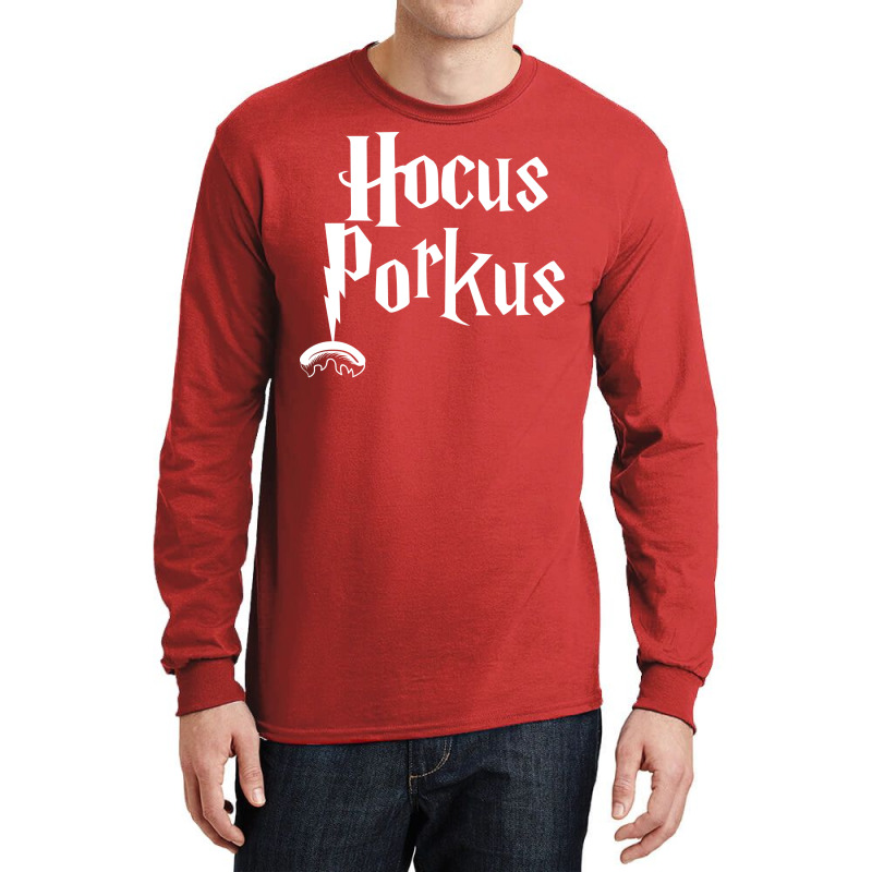 Hocus Porkus Funny Novelty Bbq Barbecue Pit Boss P Long Sleeve Shirts by strosesimonsf | Artistshot