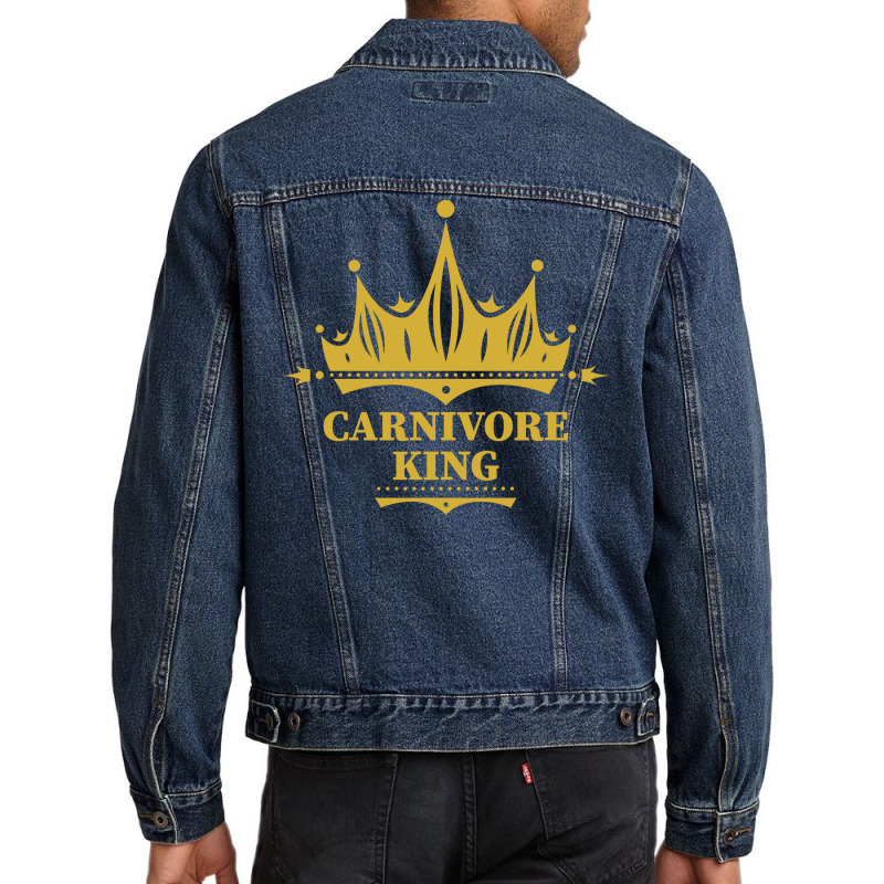 Carnivore King Meat Lover Bbq Pit Master Rancher H Men Denim Jacket by strosesimonsf | Artistshot