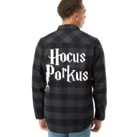 Hocus Porkus Funny Novelty Bbq Barbecue Pit Boss P Flannel Shirt | Artistshot