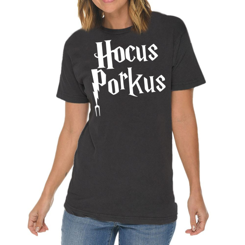 Hocus Porkus Funny Novelty Bbq Barbecue Pit Boss P Vintage T-Shirt by strosesimonsf | Artistshot