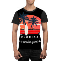 Florida Is Where Woke Goes To Die Tank Top Graphic T-shirt | Artistshot