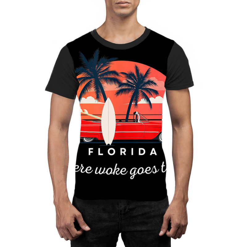 Florida Is Where Woke Goes To Die Tank Top Graphic T-shirt | Artistshot